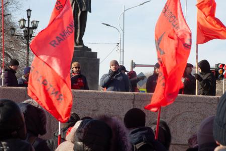 Амурская область отметила 102-ю годовщину Великого Октября шествиями и митингами