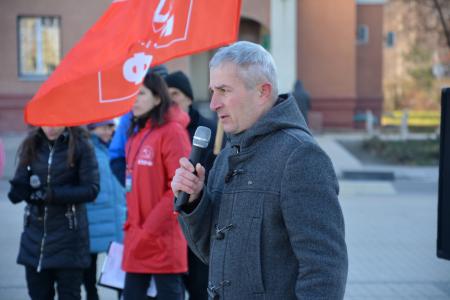 Митинг КПРФ против коррупции и повышения налогов в Белгороде