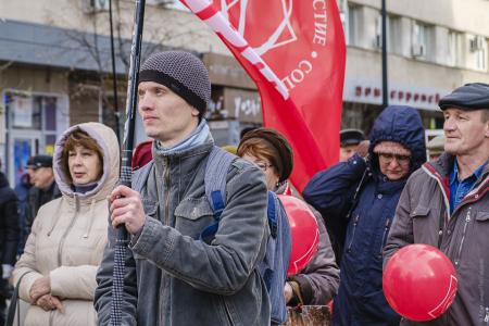 Красноярские коммунисты ярко отметили 102-ю годовщину Великого Октября