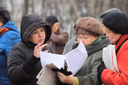 В городе Волгореченск Костромской области прошла акция в защиту врачей