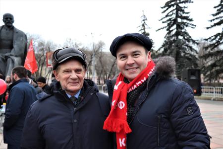 Юрий Афонин принял участие в праздничных мероприятиях и пленуме рескома КПРФ в Хакасии