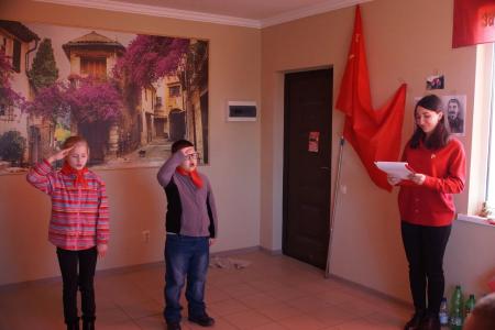 Краснодарский край. 24 ноября в поселке Южный состоялся прием в пионеры