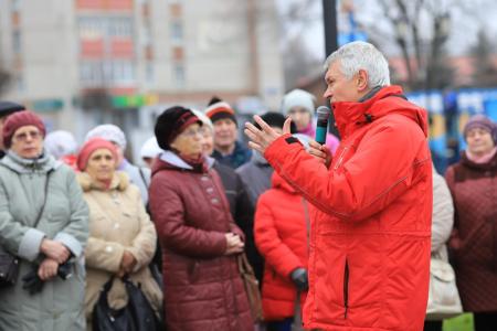 В городе Волгореченск Костромской области прошла акция в защиту врачей