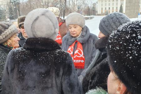 В Тюмени состоялся митинг общественной организации «Дети войны», поддержанный тюменскими коммунистами