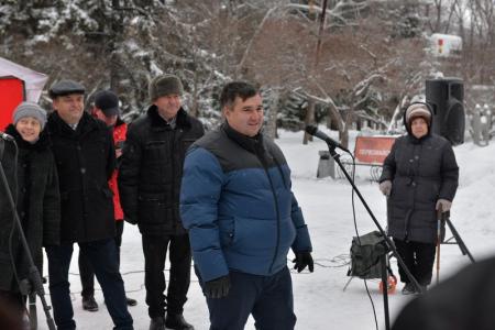 В центре Новосибирска воссоздали освобождение города от Колчака 