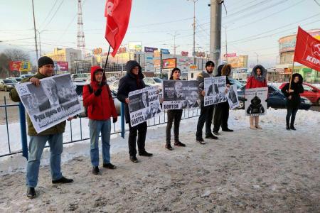 Саратов. "Руки прочь от Грудинина! Не троньте Левченко!"
