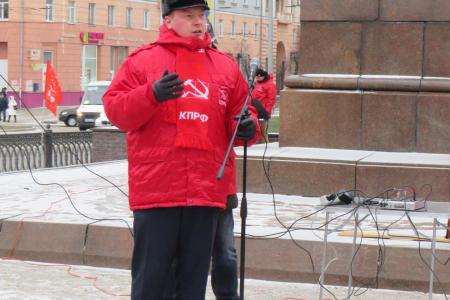 Митинг в Иваново: «За права трудового народа, в защиту красных руководителей, против информационного террора!»