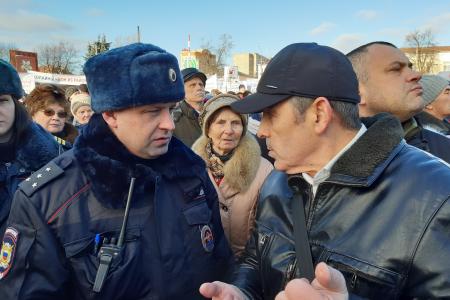 Во Владимирской области прошли массовые митинги протеста