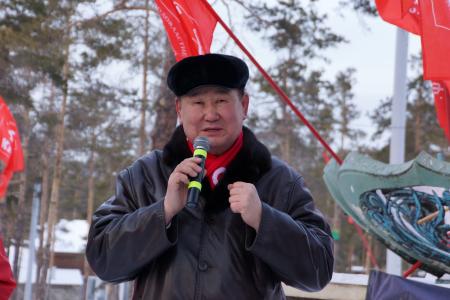 Республика Бурятия. Митинг "За права трудового народа!"