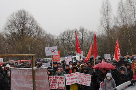 Во Владимирской области прошли массовые митинги протеста