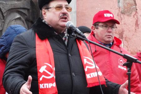 Н.Н. Иванов провел в Курске митинг «За права трудового народа, за смену курса, против информационного террора»