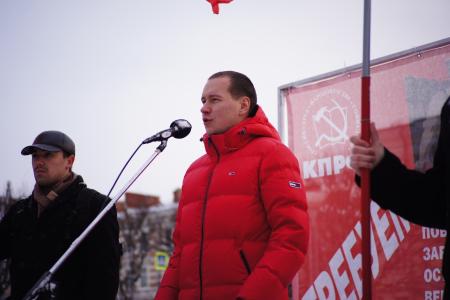 В Санкт-Петербурге прошел митинг КПРФ в поддержку Грудинина и Левченко