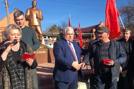 К. К. Тайсаев принял участие в праздничных мероприятиях, посвященных 140-летию  по случаю со дня рождения И.В. Сталина в Северной Осетии