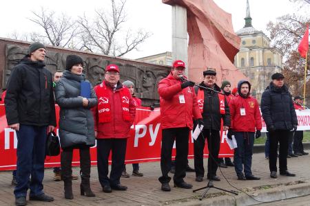 Н.Н. Иванов провел в Курске митинг «За права трудового народа, за смену курса, против информационного террора»