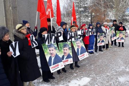 В Тюменской области продолжаются протестные акции в защиту Павла Грудинина