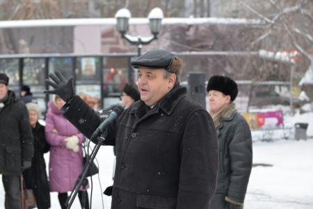 В центре Новосибирска воссоздали освобождение города от Колчака 