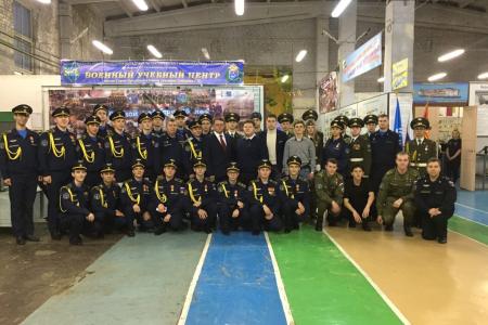 Самарская область. Первый секретарь обкома КПРФ Алексей Лескин наградил курсантов медалями ЦК КПРФ к 140-летия со дня рождения И.В. Сталина»