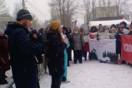 Ленинградская область: Жители Волосово против мусора из Петербурга!