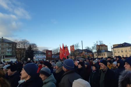 Во Владимирской области прошли массовые митинги протеста