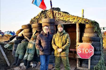 Лидер коммунистов Якутии Виктор Губарев находился в Донецке с гуманитарной миссией