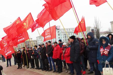Курская область. Цветы – Ленину!
