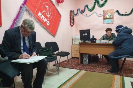 Депутат Тюменской областной Думы Т.Н. Казанцева провела прием  жителей села Каскара