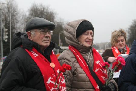 Псков. День памяти вождя трудового народа