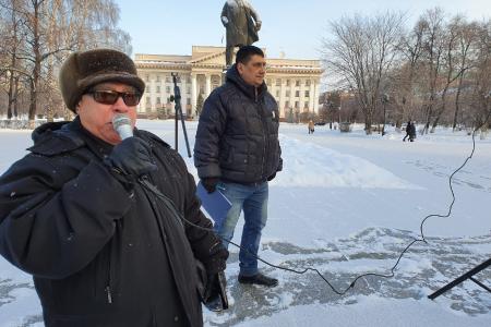 Коммунисты Тюмени вышли на митинг памяти В.И. Ленина