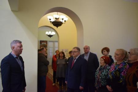 Московская область. Александр Наумов в день памяти В.И. Ленина посетил Горки Ленинские