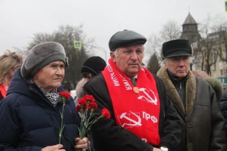 Псков. День памяти вождя трудового народа