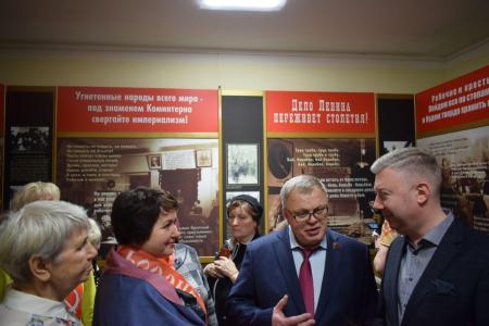Московская область. Александр Наумов в день памяти В.И. Ленина посетил Горки Ленинские