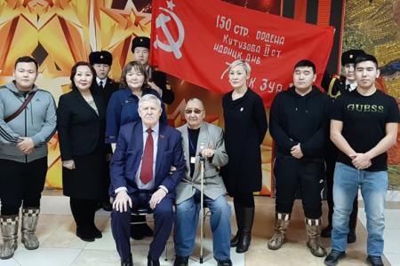 Виктор Губарев принял участие в республиканской эстафете «Знамя Победы» 