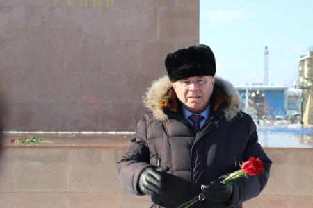 Сахалинцы почтили память вождя мирового пролетариата