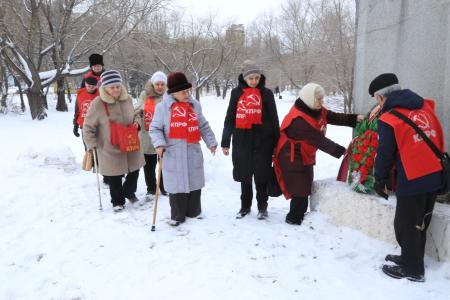 В Омске почтили память Валериана Куйбышева