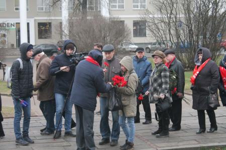 Псков. День памяти вождя трудового народа