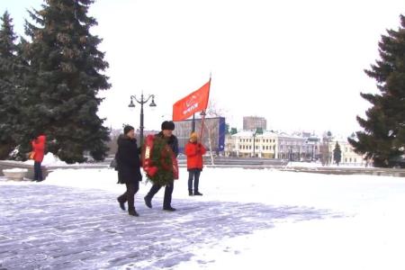 Омичи почтили память Ленина