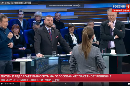 Леонид Калашников принял участие в программе 60 минут на телеканале «Россия 1»