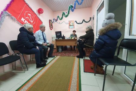 Депутат Тюменской областной Думы Т.Н. Казанцева провела прием  жителей села Каскара