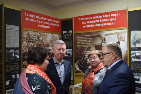 Московская область. Александр Наумов в день памяти В.И. Ленина посетил Горки Ленинские