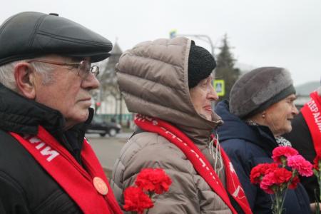 Псков. День памяти вождя трудового народа