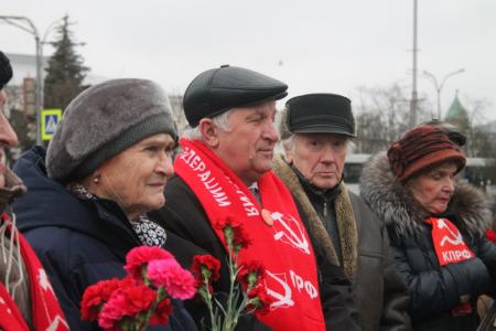 Псков. День памяти вождя трудового народа