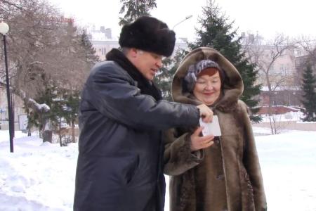 Омичи почтили память Ленина