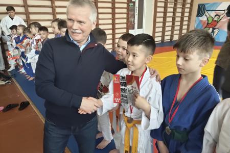Сергей Пантелеев выступил на торжественной церемонии открытия Комсомольского фестиваля "Наследие победителей"