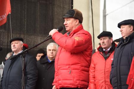 Г.А. Зюганов на митинге в Москве: Настало время новых побед!