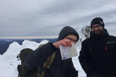 Челябинская область. Активисты КПРФ совершили спортивный марш-бросок по Уральским горам