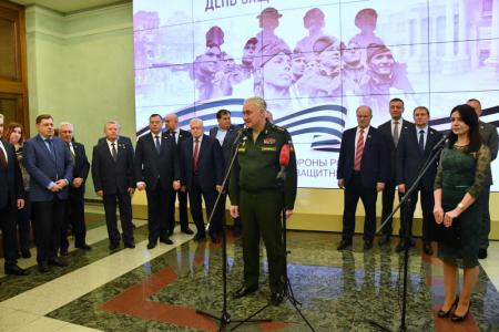 Г.А. Зюганов принял участие в открытие выставки в Госдуме, посвященной защитникам Отечества