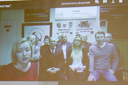 Юрий Афонин и Дмитрий Новиков провели видеоконференцию с региональными отделениями КПРФ
