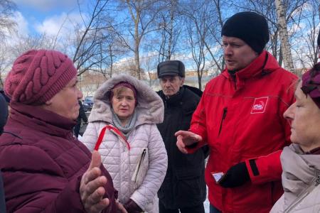 Москва, Медведково. Народный сход против строительства многоэтажки