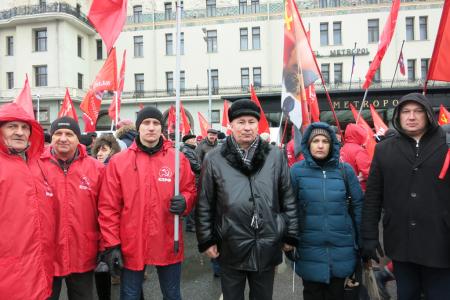 Коммунисты Тамбовской области приняли участие в шествии и митинге в Москве