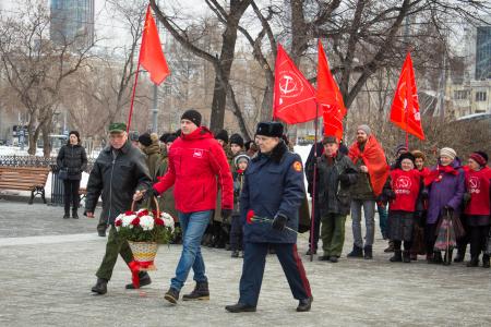Митинг 23 февраля в Екатеринбурге